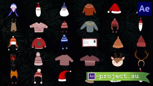 Videohive - Christmas Hats And Masks for After Effects - 42313412 - Project for After Effects