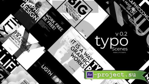 Videohive - Typo Scenes Ver 0.2 - 42305264 - Project for After Effects
