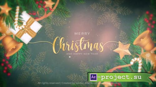 Videohive - Happy Christmas Text Reveal || Happy New Year Text Reveal || Happy 2023 - 42321134 - Project for After Effects