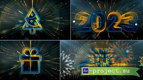 Videohive - Christmas Wishes // Merry Christmas Opener // 2023 - 42186601 - Project for After Effects