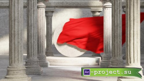 Videohive - Cloth Logo Reveal Pillar 3D - 42268103 - Project for After Effects