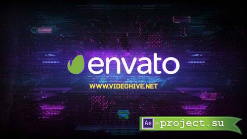 Videohive - Cyberpunk Logo Reveal - 42327716 - Project for After Effects