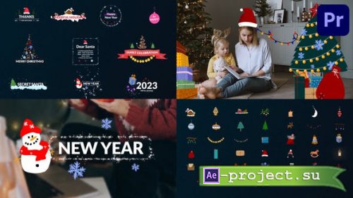 Videohive - Christmas Titles And Animations for Premiere Pro - 42201875  - Premiere Pro Templates