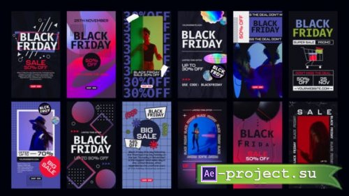 Videohive - Black Friday Instagram Stories - 41226578 - Project for After Effects
