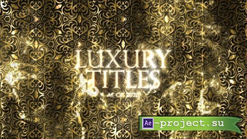 Videohive - Luxury Gold Pattern Titles - 42347355 - Project for After Effects