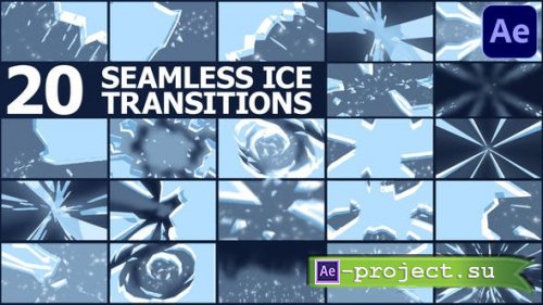 Videohive - Seamless Ice Transitions | After Effects - 42341211 - Project for After Effects