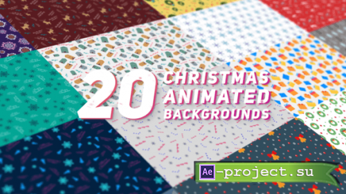 Videohive - Animated Christmas Backgrounds - 42354342 - Project for After Effects
