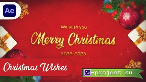 Videohive - Merry Christmas Wishes || Christmas Titles - 42360447 - Project for After Effects