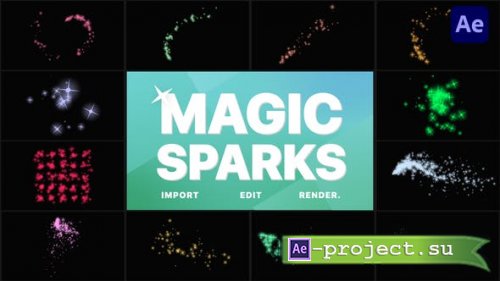 Videohive - Christmas Magic Sparks | After Effects - 42360535 - Project for After Effects