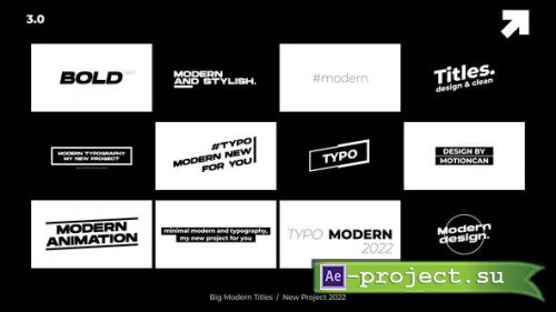 Videohive - Modern Titles 3.0 | After Effects - 42354856 - Project for After Effects