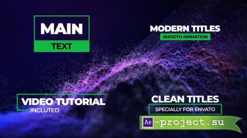 Videohive - Clean Titles - 42355918 - Project for After Effects
