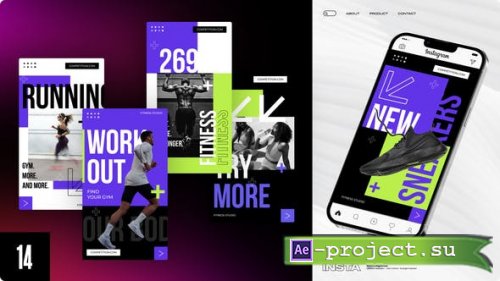 Videohive - Fitness Instagram Stories - 42362492 - Project for After Effects
