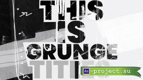 Videohive - Grunge Titles Presets - 42454291 - Project for After Effects