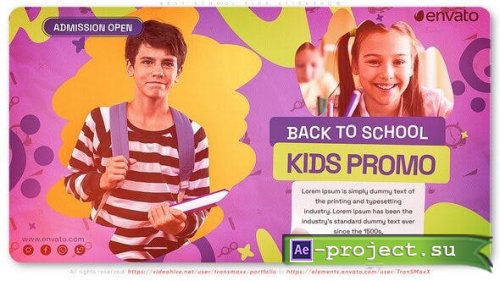 Videohive - Best School Kids Slideshow - 42479666 - Project for After Effects