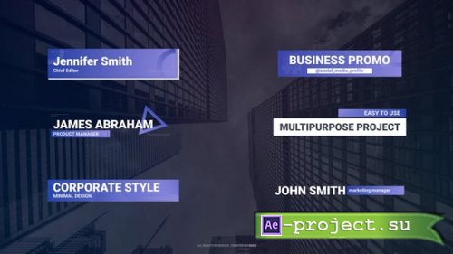 Videohive - Lower Thirds: Business - 42432873 - Project for After Effects