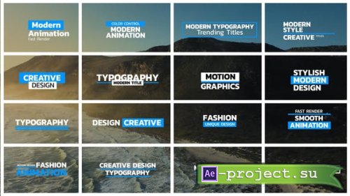 Videohive - Simple Titles | After Effects - 42452118 - Project for After Effects