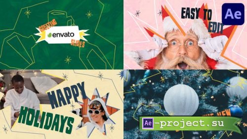 Videohive - Xmas Greeting Slides | After Effects - 42462188 - Project for After Effects