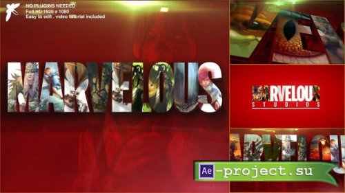 Videohive - Marvelous Logo - 42464187 - Project for After Effects