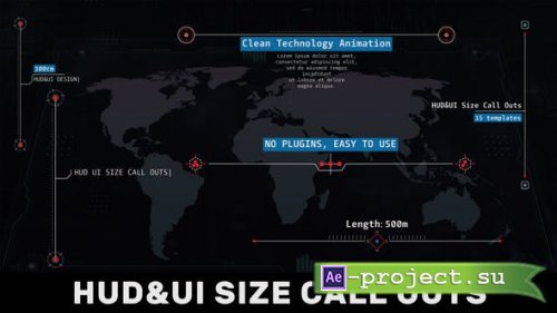 Videohive - HUD UI Size Call Outs - 42463382 - Project for After Effects