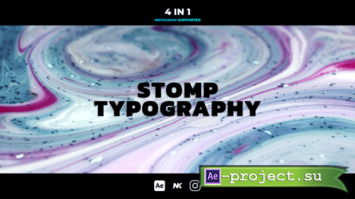 Videohive - Stomp Typography - 42188868 - Project for After Effects