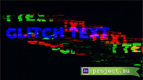 Videohive - Glitch Title 4K - 42052399 - Project for After Effects