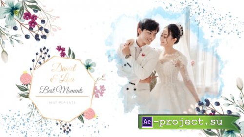 Videohive - Ink Romantic Wedding Slideshow - 42479407 - Project for After Effects