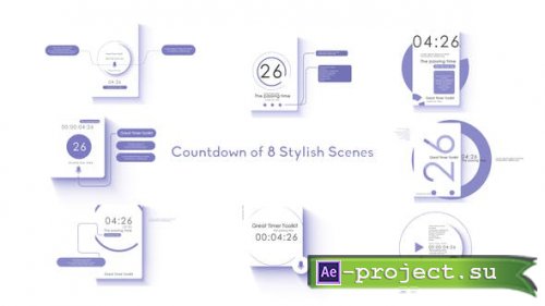 Videohive - Style Countdown Timers - 42476705 - Project for After Effects