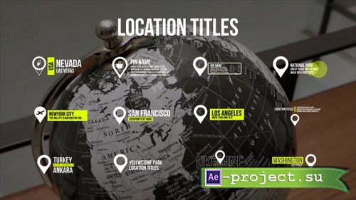 Videohive - Location Titles 1.0 | After Effects - 42487772 - Project for After Effects