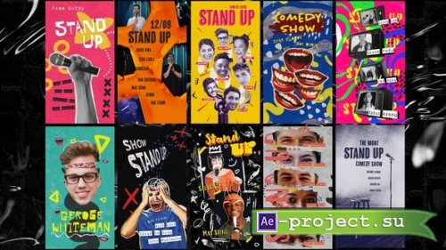 Videohive - Comedy Stand Up Stories Pack - 42496421 - Project for After Effects