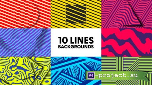 Videohive - Lines Backgrounds - 42517649 - Project for After Effects