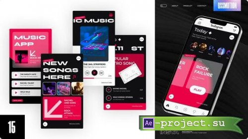 Videohive - Music Instagram Stories - 42544521 - Project for After Effects