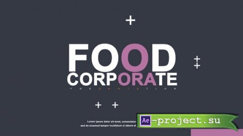 Videohive - Food Corporate Presenation - 42495881 - Project for After Effects