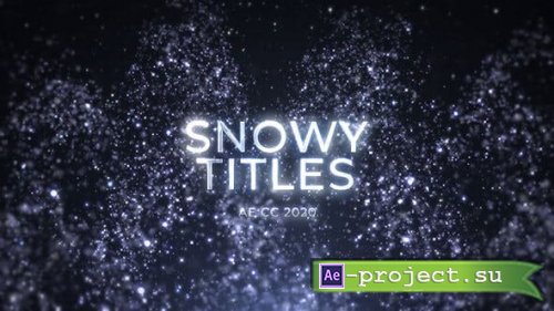 Videohive - Magic Snow Titles - 42543980 - Project for After Effects