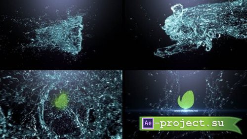 Videohive - Water Splash Logo Reveal - 38453225 - Project for After Effects