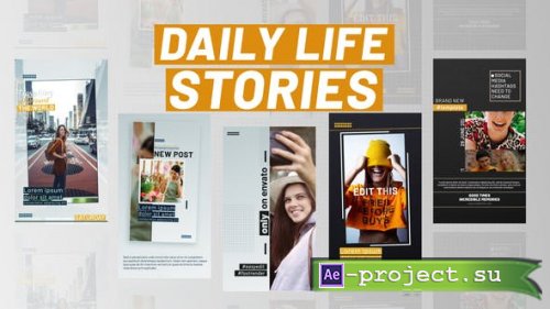 Videohive - Daily Life Stories - 42510494 - Project for After Effects