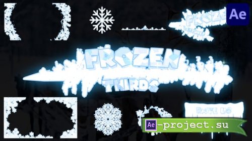 Videohive - Frozen Lower Thirds And Textures | After Effects - 42612787 - Project for After Effects