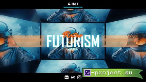 Videohive - Retro Futurism Opener - 42569571 - Project for After Effects