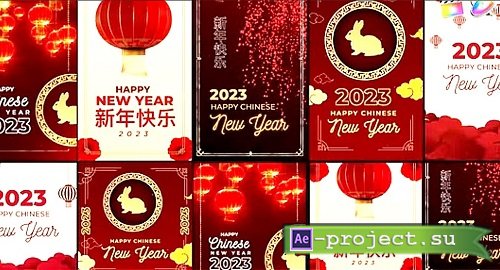 Videohive - Chinese New Year Posts and Stories 42803171 - Project For Final Cut & Apple Motion