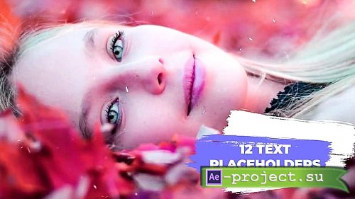 Romantic Inky Slideshow 729000232 - Project for After Effects