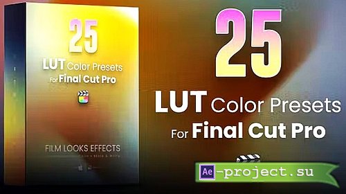 Videohive - 25 LUTs pack 43129044 - Project For Final Cut Pro X