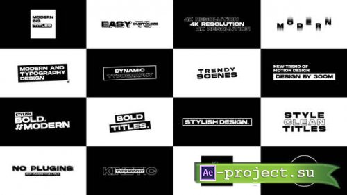 Videohive - Modern Titles 2.0 | After Effects - 42711876 - Project for After Effects