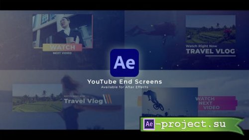 Videohive - YouTube End Screens - 42697554 - Project for After Effects
