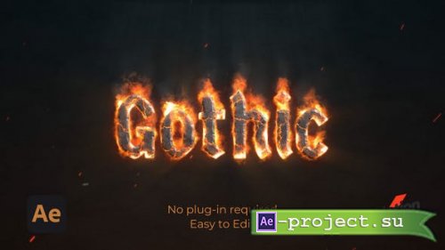 Videohive - Fire Logo Reveal - 42318411 - Project for After Effects