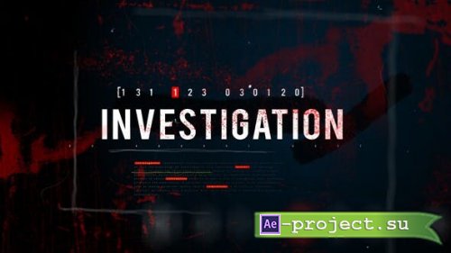 Videohive - Secret Investigation - 30744135 - Project for After Effects