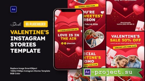 Videohive - Happy Valentines Day Instagram Stories - 42750158 - Project for After Effects