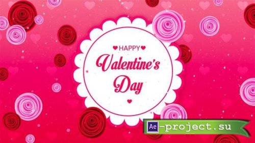 Videohive - Circle Motion Flowers Style Valentines Day Slideshow - 42799522 - Project for After Effects