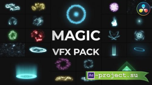 Videohive - Holiday Magic VFX Pack for DaVinci Resolve - 42613054 - Project for DaVinci Resolve