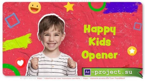 Videohive - Kids Only Blog Opener - 42800031 - Project for After Effects