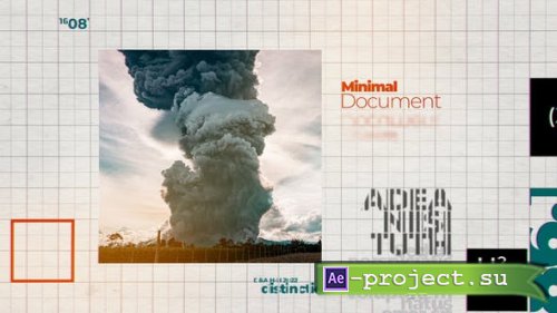 Videohive - Minimal Document | After Effects - 42840531 - Project for After Effects