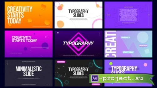 Videohive - Typography Slides - 41001248 - Project for After Effects